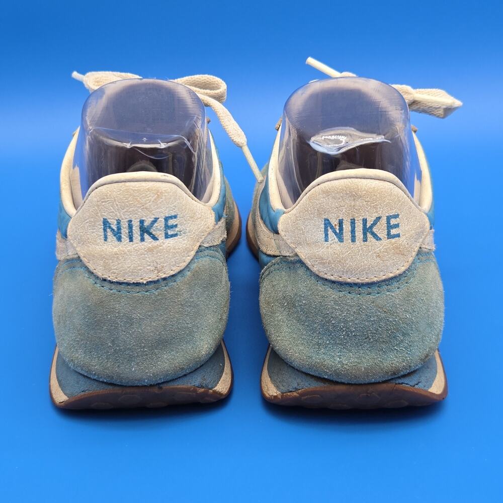 Vintage 1980s Nike Diablo Blue Nylon Suede Sneakers Women’s 7.5 Rep. of Korea - Picture 6 of 14